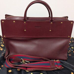 Shinola Day Satchel in Burgundy (Color No Longer Offered) - Gently Used